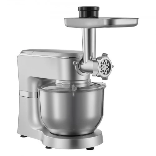 VEVOR Pastatomas plakiklis SM-1503BM, 1500 W, 6 l, su 1,5 l maišytuvo indu, sidabrinis