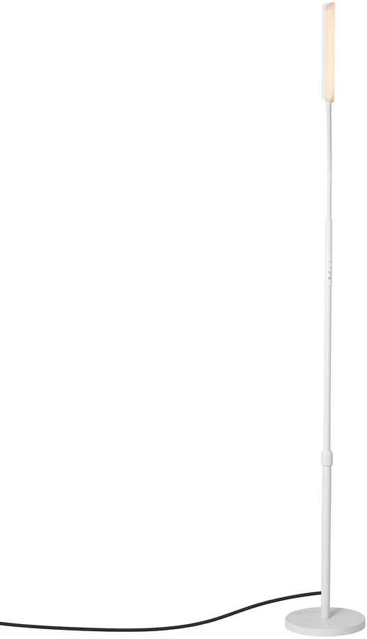 Koduva Pastatomas šviestuvas, reguliuojamas aukštis 141–175 cm, 15 W, baltas