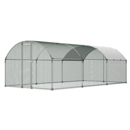 VEVOR Paukščių aptvaras YD362, su PE stogu, 3 x 6 x 2 m