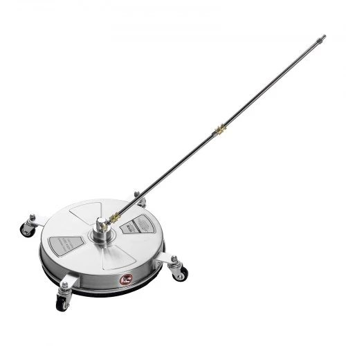 VEVOR Paviršių valytuvas aukšto slėgio plovimo įrenginiui QD-XDP08, nerūdijantis plienas, 40 cm