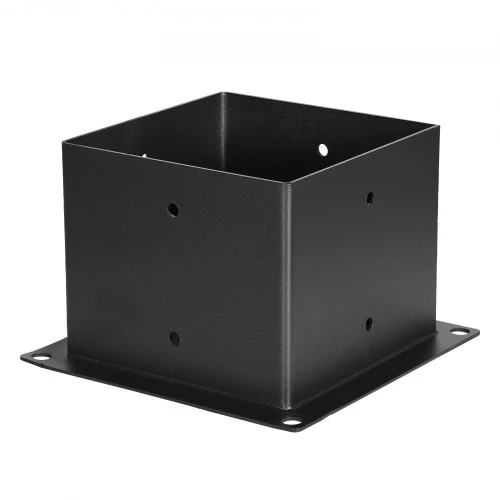 Koduva Pergolos laikiklių rinkinys VEVOR, 8 vnt., 3 krypčių, 142 x 142 mm, anglinis plienas