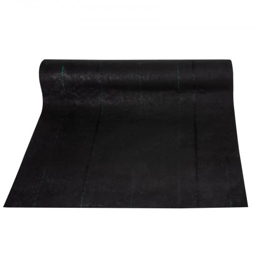 VEVOR Piktžolių barjero audinys, polipropilenas, juodas, 1,2 x 30,5 m, 197 g/m²