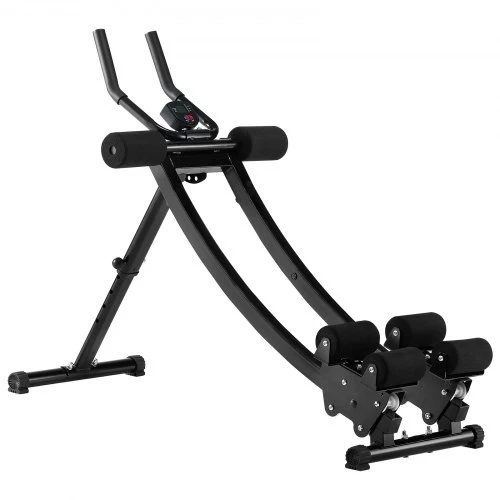 VEVOR Pilvo preso treniruoklis t700, sulankstomas, reguliuojamas, anglinis plienas, iki 200 kg