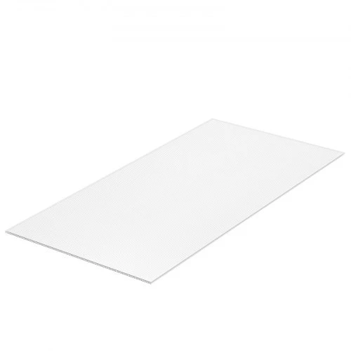 Koduva Plastikinės stogo plokštės VEVOR, polikarbonatas, balta skaidri, 121 x 61 cm, 14 vnt.