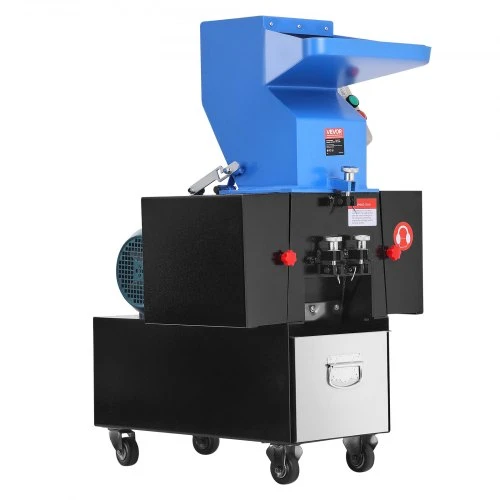 VEVOR Plastiko malūnas 180 su ratukais, 2200 W, 100-150 kg/h, 73 x 52 x 95 cm
