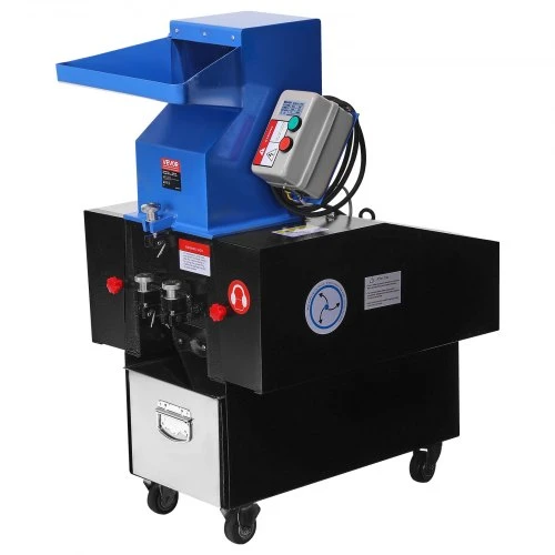 VEVOR Plastiko malūnas 180 su ratukais, 2200 W, 100-150 kg/h, 73 x 52 x 95 cm