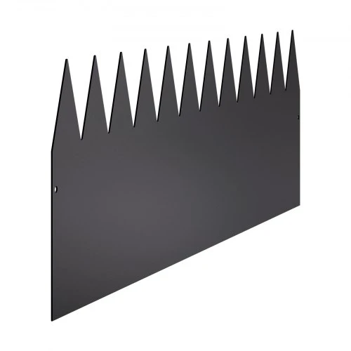 VEVOR Plieninis vejos bortelis, 4 vnt., 102 x 30 cm, juodas