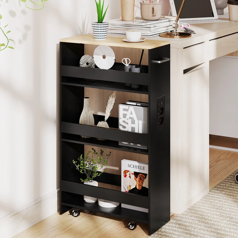 Promotion Plonas 20 cm juodos laikymo vežimėlis su įkrovimo stotele