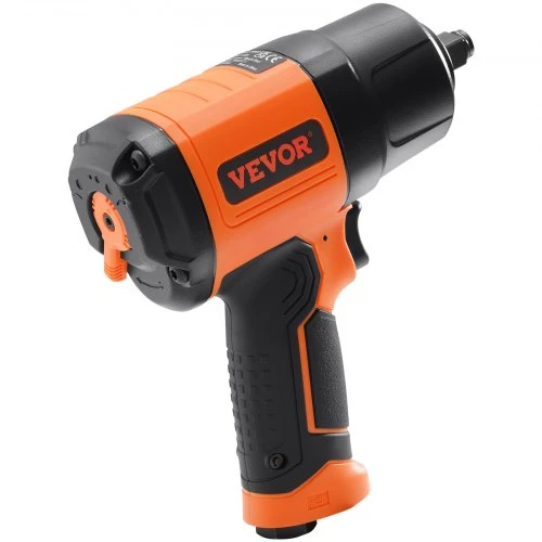 VEVOR Pneumatinis smūginis veržliasukis, 1,3 cm pavara, iki 1894,6 Nm, su 11 dalių CR-V plieno galvučių rinkiniu ir dėklu