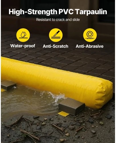 VEVOR Potvynių barjeras, PVC, 366 x 51 x 31 cm, 500 l