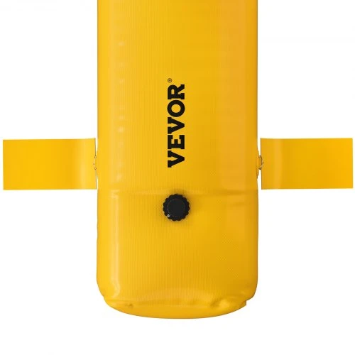 Koduva Potvynių barjeras VEVOR, PVC, geltonas, 7,32 m x 51 cm x 30,5 cm