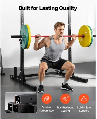 VEVOR Power cage squat rack SJ7000F, 1160 x 1280 x 2170 mm