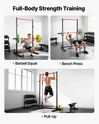 VEVOR Power cage squat rack SJ7000F, 1160 x 1280 x 2170 mm