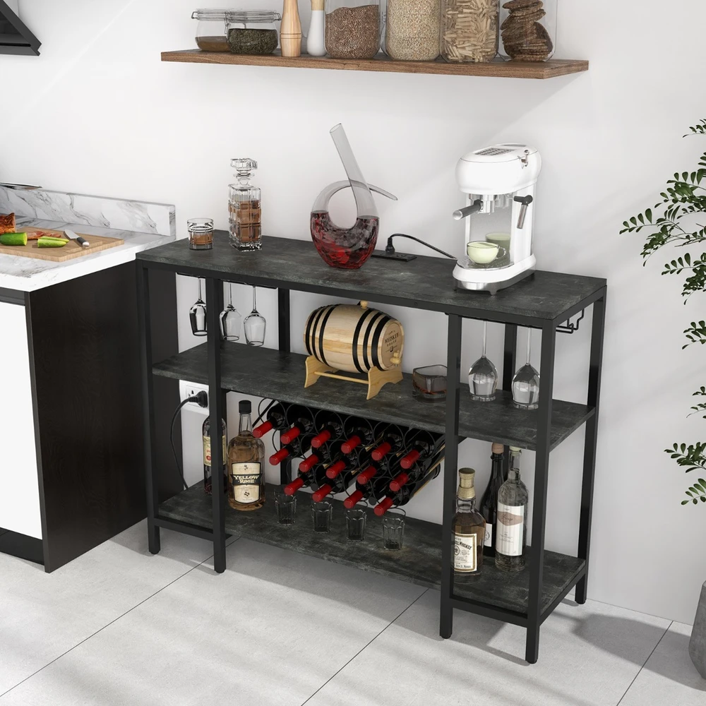 Promotion Pramoninis vyno stovas 15 butelių pilkas