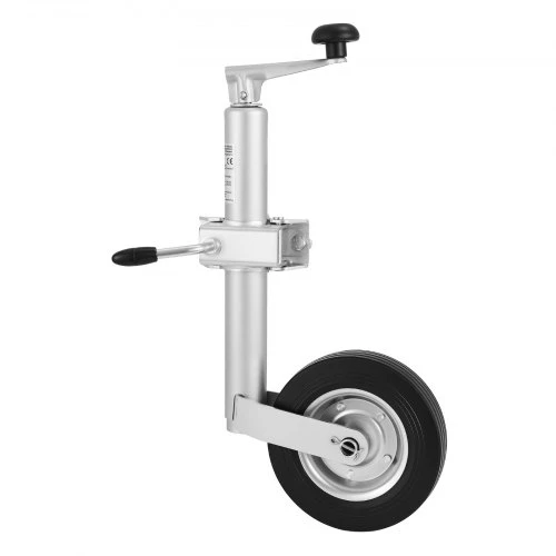 VEVOR Priekabos atraminis domkratas su ratuku RN00107, anglinis plienas, apkrova iki 150 kg, 25 x 13 x 55 cm