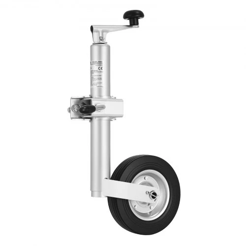 VEVOR Priekabos atraminis domkratas su ratuku RN00107, anglinis plienas, apkrova iki 150 kg, 25 x 13 x 55 cm