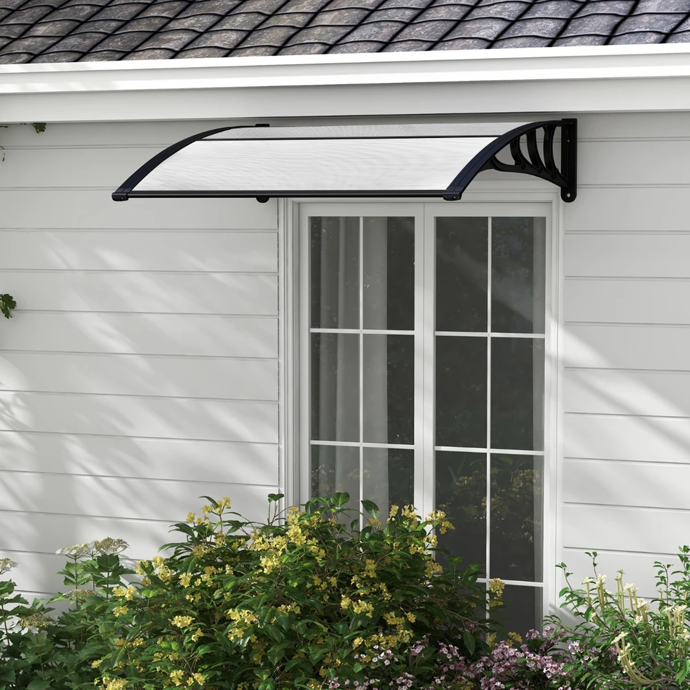 Promotion Priešdurų stogelis 122x99 cm pilkas spalvos