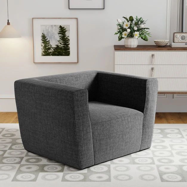 Koduva Pripučiama plačiomis porankėmis pilka sofa