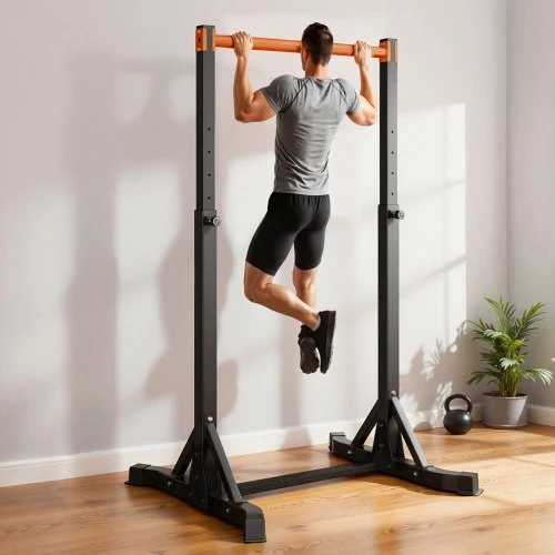 VEVOR Prisitraukimų stovas SJ6010F, plieno, iki 150 kg, 103 x 120 x 218 cm