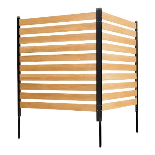 VEVOR Privatumo tvora, 2 skydų, mediena ir aliuminis, 98 x 110 x 109 cm