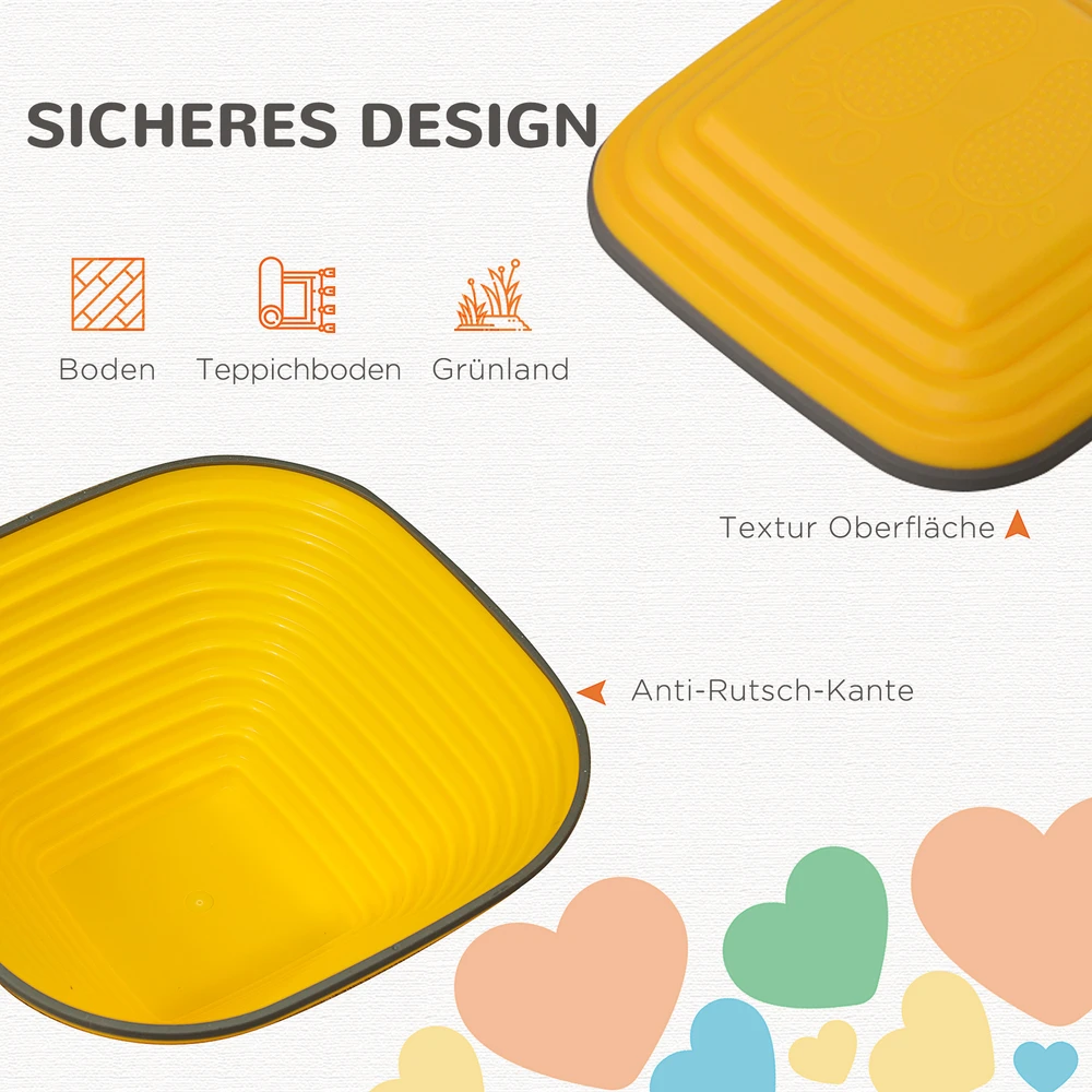 Sofa Aosom Pusiausvyros akmenys vaikams, 11 dalių, neslystantys, daugiaspalviai, plastikas, TPR