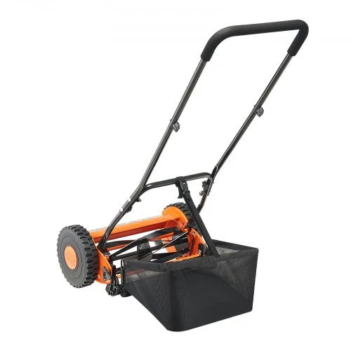 Koduva Rankinė cilindrinė vejapjovė VEVOR HS-GT1601D, 40 cm, 5 peilių, su žolės surinkimo krepšiu