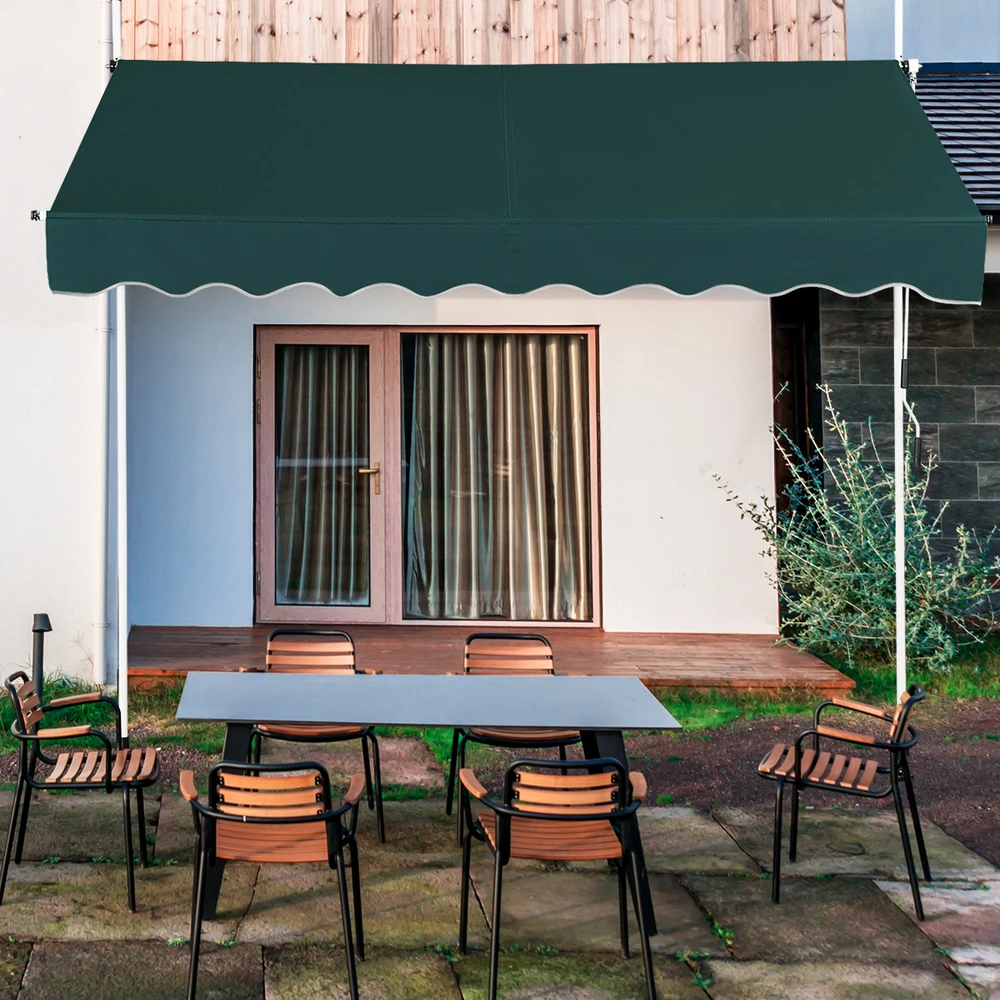 Promotion Rankinis ištraukiamas markizės 250cm žalia