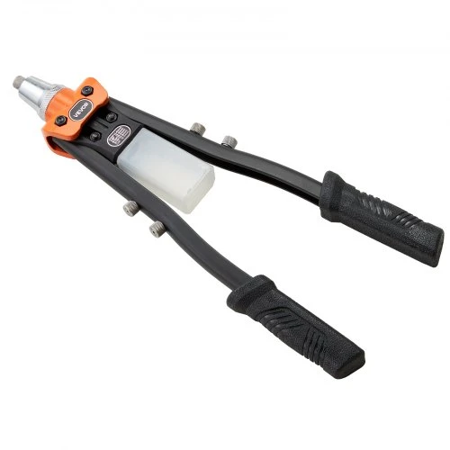 VEVOR Rankinis kniediklis DY-8306 su 230 aklųjų kniedžių, oranžinis / juodas, 40 x 16 x 5 cm