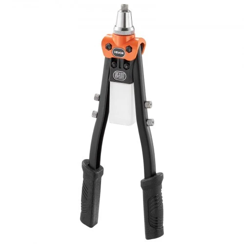 VEVOR Rankinis kniediklis DY-8306 su 230 aklųjų kniedžių, oranžinis / juodas, 40 x 16 x 5 cm