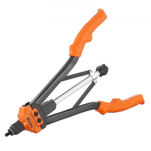 VEVOR Rankinis kniedžių veržlių įrankis DY-8807, 40,6 cm, su 13 antgalių ir 186 kniedžių veržlėmis