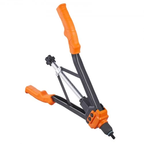 VEVOR Rankinis kniedžių veržlių įrankis DY-8807, 40,6 cm, su 13 antgalių ir 186 kniedžių veržlėmis