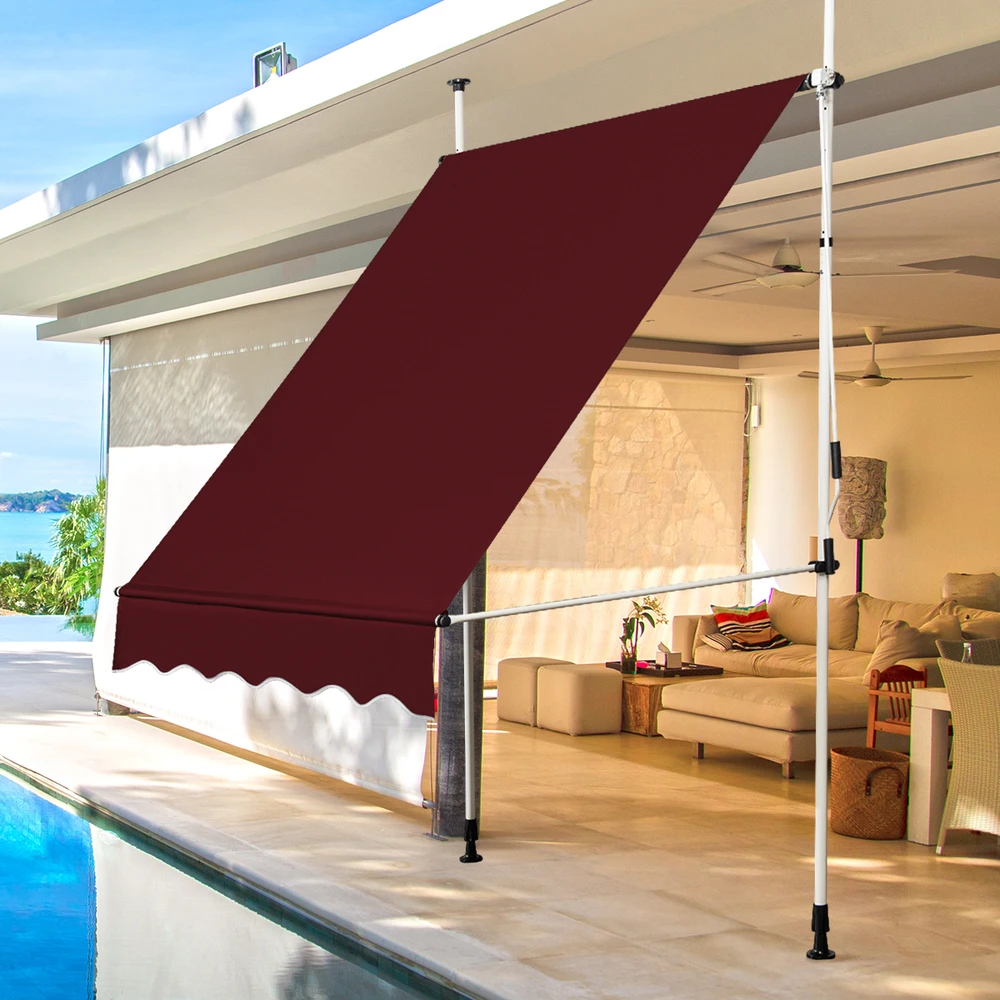 Promotion Rankinis reguliuojamas markizė 150x125 cm raudona