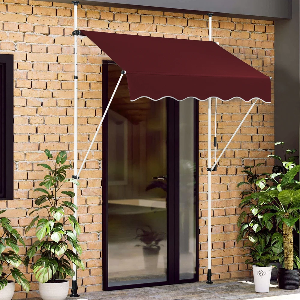 Promotion Rankinis reguliuojamas markizė 150x125 cm raudona
