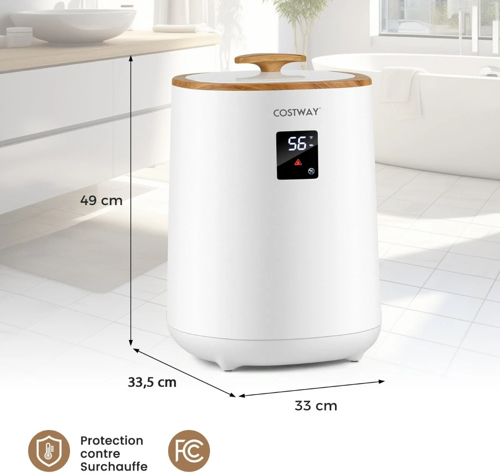 Promotion Rankšluosčių šildymo kibiras, 18 l, 380 W, baltas, 33 x 34 x 49 cm