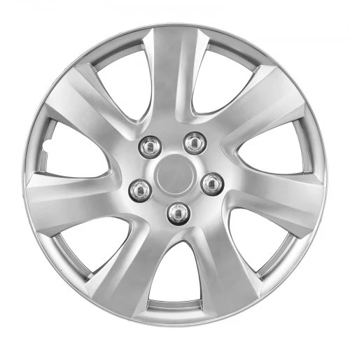 VEVOR Ratlankių gaubtai, R16, 4 vnt., sidabriniai, ABS