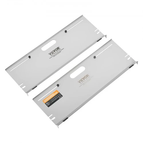VEVOR Ratų suvedimo matavimo plokštės WBS-010, 2 vnt., nerūdijantis plienas, 58 x 3,5 x 21 cm