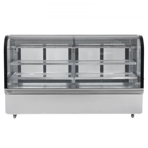 VEVOR Refrigeruojama vitrininė spinta GN-2000R2, 901 l, 4 lygių, 200 x 82 x 120 cm
