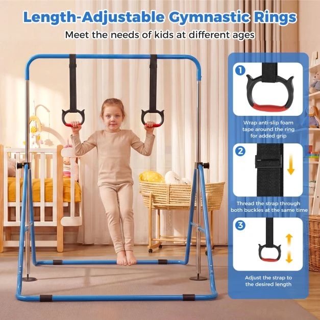 Promotion Reguliuojama gimnastikos juosta vaikams, mėlyna