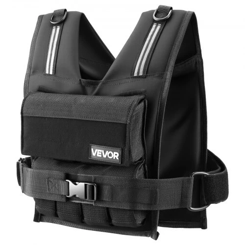 VEVOR Reguliuojama svorio liemenė JS-VEST007, juoda, 0,63-16 kg