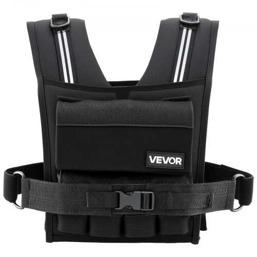 VEVOR Reguliuojama svorio liemenė JS-VEST007, juoda, 0,63-16 kg