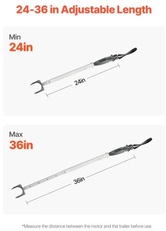 Koduva Reguliuojama valties tranco atrama VEVOR XC2029, 61-91 cm