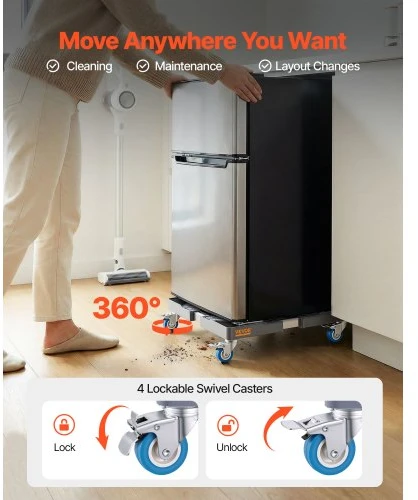 Koduva Reguliuojamas buitinės technikos pagrindas VEVOR LDH07, iki 181 kg, 41-69 cm