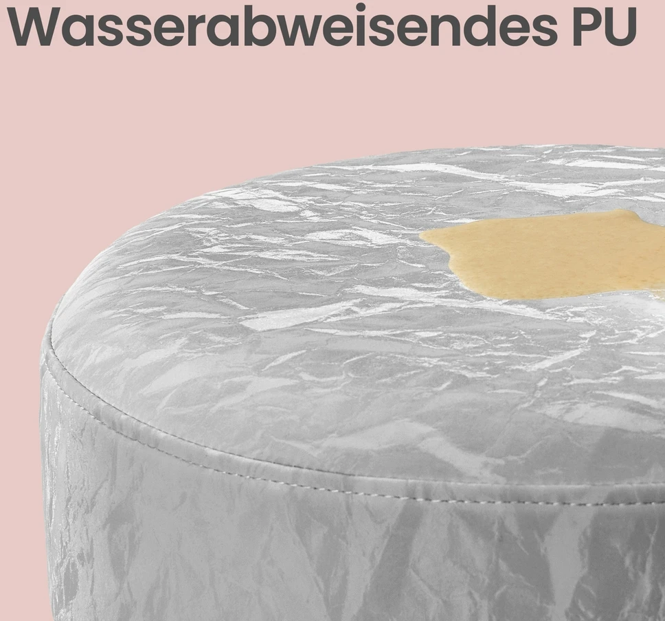 Koduva Reguliuojamo aukščio taburetė, pilka, PU ir plienas, 38,5 cm, 120 kg