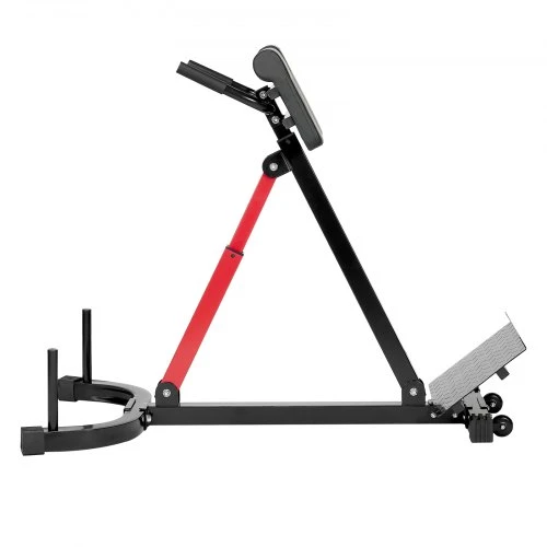 VEVOR Romėniškas suolas hiperextensions pratimams 5030, anglinis plienas, juoda/raudona, iki 158 kg