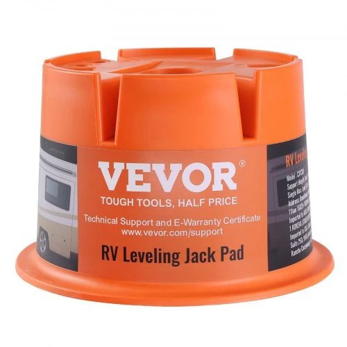 VEVOR RV atraminės kojelės pagrindas CXFC01, polipropilenas, iki 907 kg, 2 vnt., 32 x 32 x 20 cm