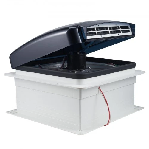 Koduva RV stogo ventiliatorius VEVOR HQS-36AY, 12 V, 22 W, su nuotoliniu valdymu, dūminis, 41 x 41 x 25 cm