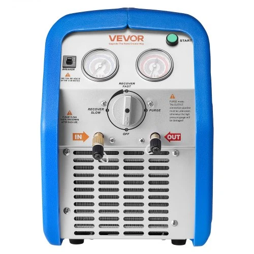 VEVOR Šaltnešio surinkimo aparatas RR500, 0,75 kW, 220-240 V, 50 Hz