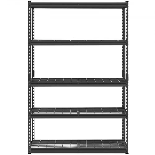 Koduva Sandėliavimo lentyna VEVOR, 5 aukštų, metalinė, juoda, 46 x 122 x 183 cm