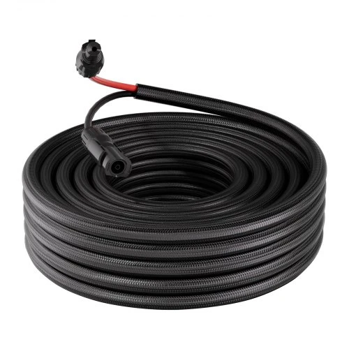 VEVOR Saulės baterijų ilginamasis kabelis, 9,14 m, 10 AWG, juodas ir raudonas