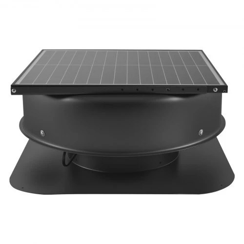 Koduva Saulės stogo ventiliacijos ventiliatorius VEVOR JBSF-320G, 42 W, juodas, Ø57 x 26 cm